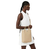 LACOSTE ACC. Borsa shopping basic beige