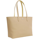 LACOSTE ACC. Borsa tote con zip Anna beige