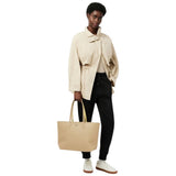 LACOSTE ACC. Borsa tote con zip Anna beige