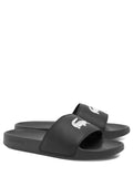 LACOSTE CALZ. U Ciabatta con logo circolare NERO/B.CO