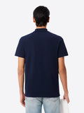 LACOSTE U Polo regolare in misto cotone blu