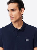 LACOSTE U Polo regolare in misto cotone blu