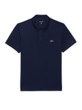 LACOSTE U Polo regolare in misto cotone blu