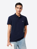 LACOSTE U Polo regolare in misto cotone blu