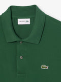 LACOSTE U Polo in cotone piquet light verdone