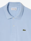 LACOSTE U Polo in cotone piquet light celeste