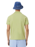 LACOSTE U Polo in cotone piquet light verde chiaro