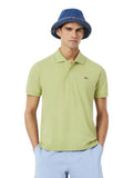 LACOSTE U Polo in cotone piquet light verde chiaro