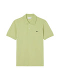 LACOSTE U Polo in cotone piquet light verde chiaro