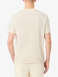 LACOSTE U T-shirt con banda BEIGE/SABBIA