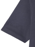 LACOSTE U T-shirt con ricamo caratteristico GRIGIO SCURO