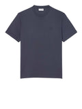 LACOSTE U T-shirt con ricamo caratteristico GRIGIO SCURO
