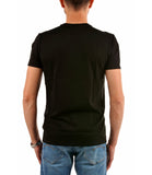 LACOSTE U T-shirt in cotone pima nero