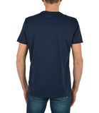 LACOSTE U T-shirt in cotone pima blu