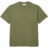 LACOSTE U T-shirt basic in cotone verde