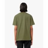 LACOSTE U T-shirt basic in cotone verde