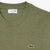 LACOSTE U T-shirt basic in cotone verde