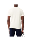 LACOSTE U T-shirt con profili in contrasto bianco