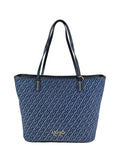 LIU JO ACC1 Borsa shopping bag con trama blu