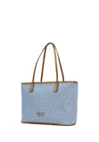 LIU JO ACC1 Borsa shopping bag con logo all over polvere