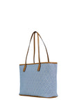 LIU JO ACC1 Borsa shopping bag con logo all over polvere