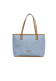 LIU JO ACC1 Borsa shopping bag con logo all over polvere