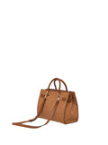 LIU JO ACC1 Borsa squadrata con manico intrecciato marrone