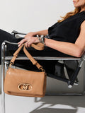 LIU JO ACC1 Borsa LaPuffy media cammello