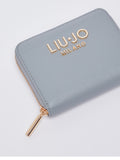LIU JO ACC1 Portafoglio piccolo zip around celeste