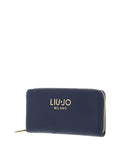 LIU JO ACC1 Portafoglio con zip large blu
