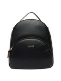 LIU JO ACC1 Zaino con zip e tasca esterna nero
