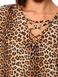 LIU JO BEACHWEAR Kaftano copricostume stampa animalier ANIMALIER