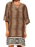 LIU JO BEACHWEAR Kaftano copricostume stampa animalier ANIMALIER