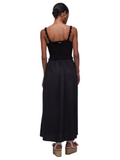 LIU JO BEACHWEAR Abito lungo con bretellina nero
