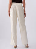 LIU JO BLACK Pantalone gessato beige