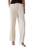 LIU JO BLACK Pantalone gessato beige