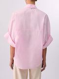 LIU JO BLACK Camicia oversize in popeline rosa