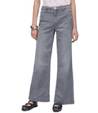 LIU JO BLUE DENIM Jeans zampa con bottoni grigio