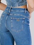 LIU JO BLUE DENIM Jeans a zampa denim stretch DENIM