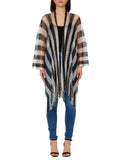 Stola a righe con lurex