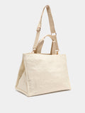 LIU JO SOFT ACC1 Borsa squadrata in tessuto bianco