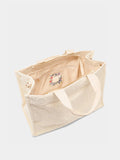 LIU JO SOFT ACC1 Borsa squadrata in tessuto bianco