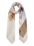 LIU JO SOFT ACC1 Foulard stampa fiori bianco