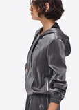 LIU JO SPORT Giacca sportiva con cappuccio grigio