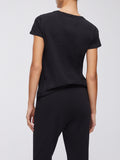 LIU JO SPORT T-shirt basic con logo nero