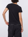 LIU JO SPORT T-shirt girocollo macrologo nero