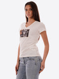 LIU JO SPORT T-shirt rettangolare bianco