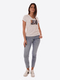 LIU JO SPORT T-shirt rettangolare bianco