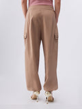 LIU JO SPORT Pantalone cargo cipria