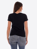LIU JO SPORT T-shirt basic con applicazioni nero